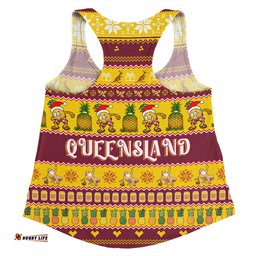 Amazing Aussie Queensland Big Things Christmas Custom The Big Pineapple Women Tank Top