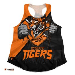 Amazing Aussie Wests Tigers Fearless Soul Series Women Tank Top
