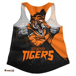 Amazing Aussie Wests Tigers Fearless Soul Series Women Tank Top