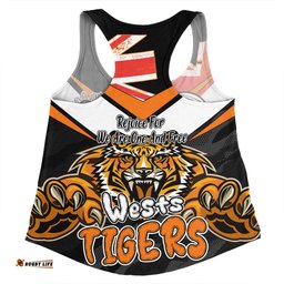 Amazing Aussie Wests Tigers Happy Australia Day We Are One And Free Women Tank Top