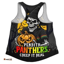 Amazing Aussie Penrith Panthers Dark Moon Rugby Halloween Battle Edition Women Tank Top
