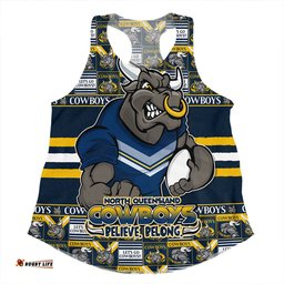 Amazing Aussie North Queensland Cowboys Champion���s Pride Comic Style Women Tank Top