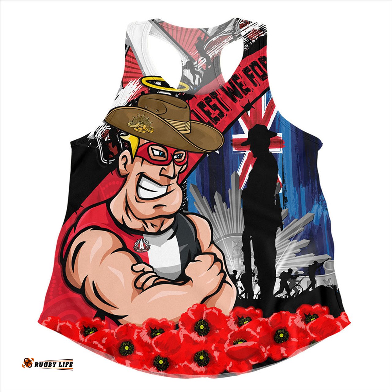 Amazing Aussie St Kilda Anzac Day Honor United In Spirit Women Tank Top