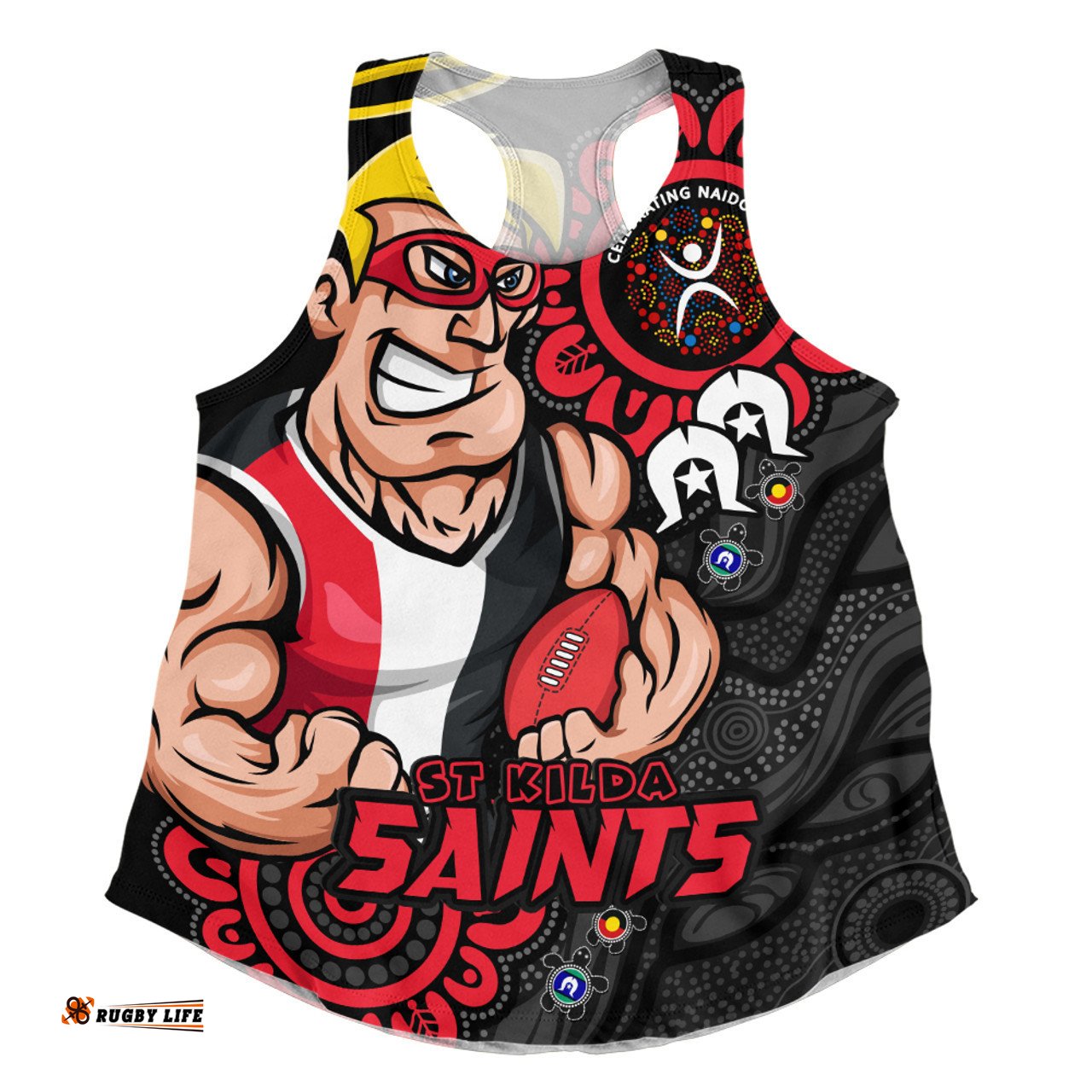 Amazing Aussie St Kilda Power Through Generations NAIDOC Edition Women Tank Top