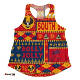 Amazing Aussie South Australia Christmas Holly Jolly Chrissie Women Tank Top
