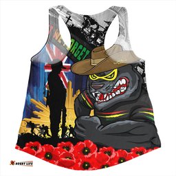 Amazing Aussie Penrith Panthers United In Spirit Anzac Day Tribute Women Tank Top
