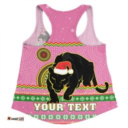 Amazing Aussie Penrith Panthers Christmas Custom Ugly Xmas And Aboriginal Patterns For Die Hard Fan Women Tank Top