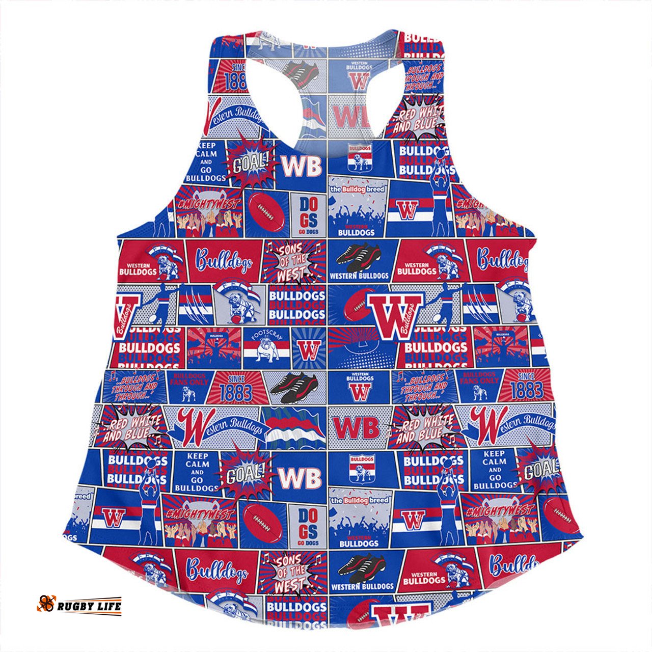 Amazing Aussie Western Bulldogs Legacy Of The Pride Comic Style Women Tank Top
