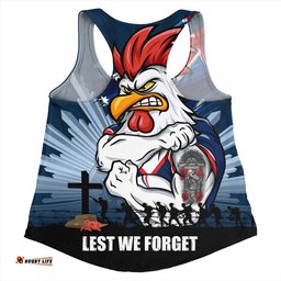 Amazing Aussie Sydney Roosters Fearless ANZAC Defender Women Tank Top