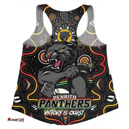 Amazing Aussie Penrith Panthers Aboriginal Pattern Inspired Victory Is Ours Women Tank Top