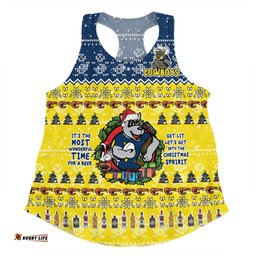 Amazing Aussie North Queensland Cowboys Christmas Custom Chrissie Spirit Women Tank Top