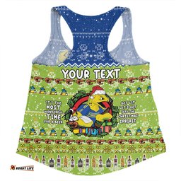 Amazing Aussie Parramatta Eels Christmas Custom Chrissie Spirit Women Tank Top