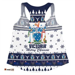 Amazing Aussie Victoria Christmas Merry Chrissie Women Tank Top