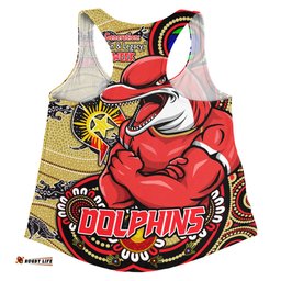 Amazing Aussie Redcliffe Dolphins Spirit Of NAIDOC Series Women Tank Top