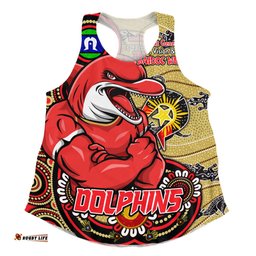 Amazing Aussie Redcliffe Dolphins Spirit Of NAIDOC Series Women Tank Top