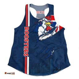 Amazing Aussie Sydney Roosters Happy Australia Day Flag Scratch Style Women Tank Top