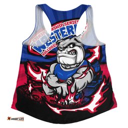 Amazing Aussie Western Bulldogs Premiership Series Flame Edition Women Tank Top