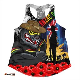 Amazing Aussie Penrith Panthers Ripped Legacy Of The Game The ANZAC Spirit Lives On Women Tank Top