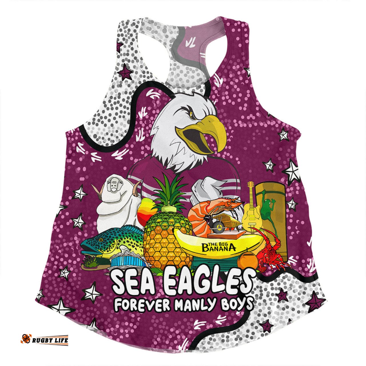 Amazing Aussie Manly Warringah Sea Eagles Australian Big Things Women Tank Top