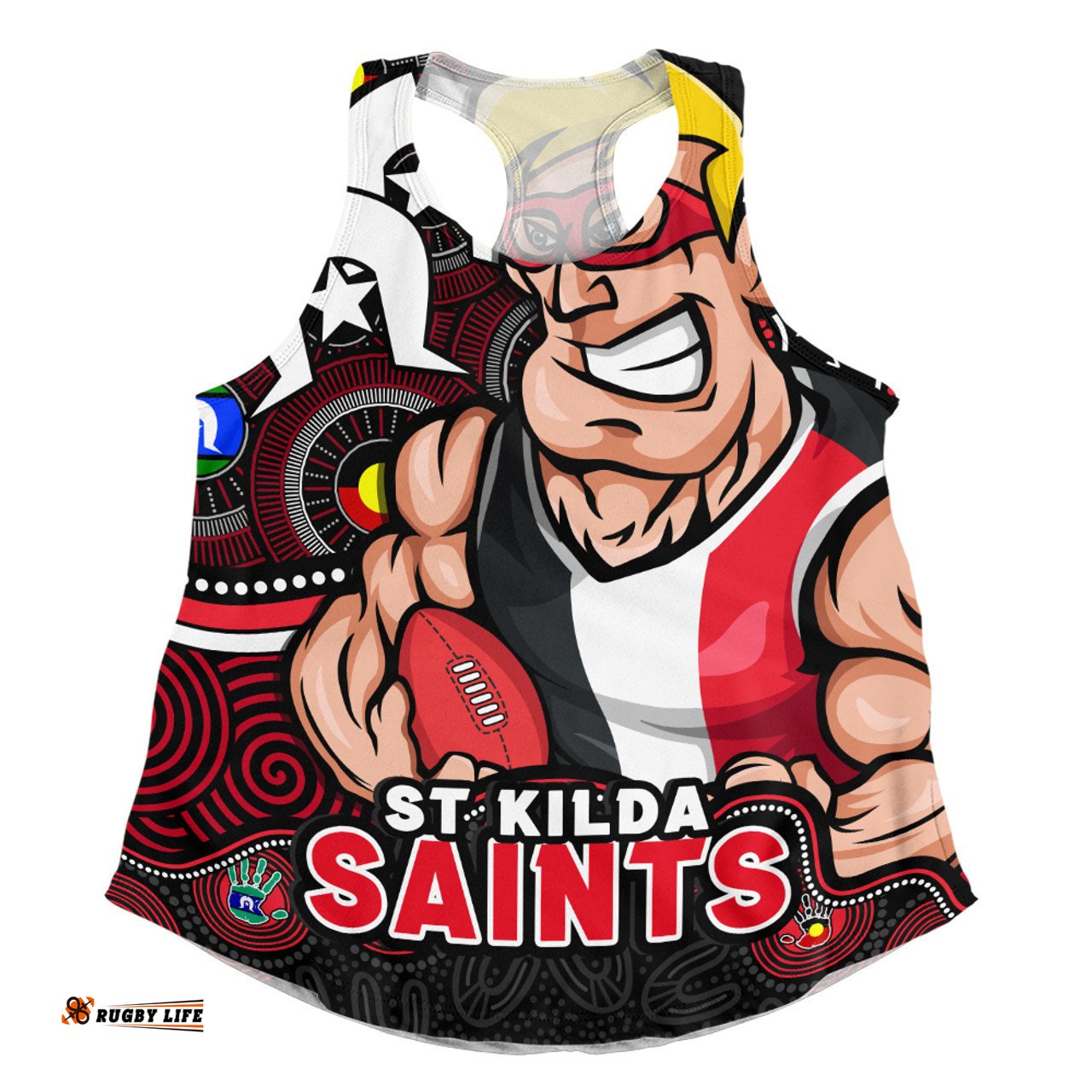 Amazing Aussie St Kilda NAIDOC Spirit Of Country Women Tank Top