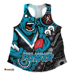 Amazing Aussie Port Adelaide Power Through Generations NAIDOC Edition Women Tank Top