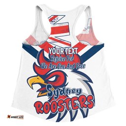 Amazing Aussie Sydney Roosters Happy Australia Day We Are One And Free V2 Women Tank Top