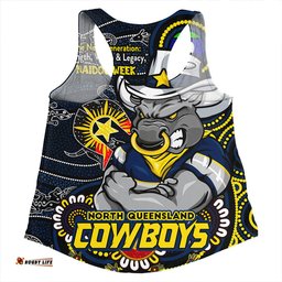 Amazing Aussie North Queensland Cowboys Spirit Of NAIDOC Series Women Tank Top