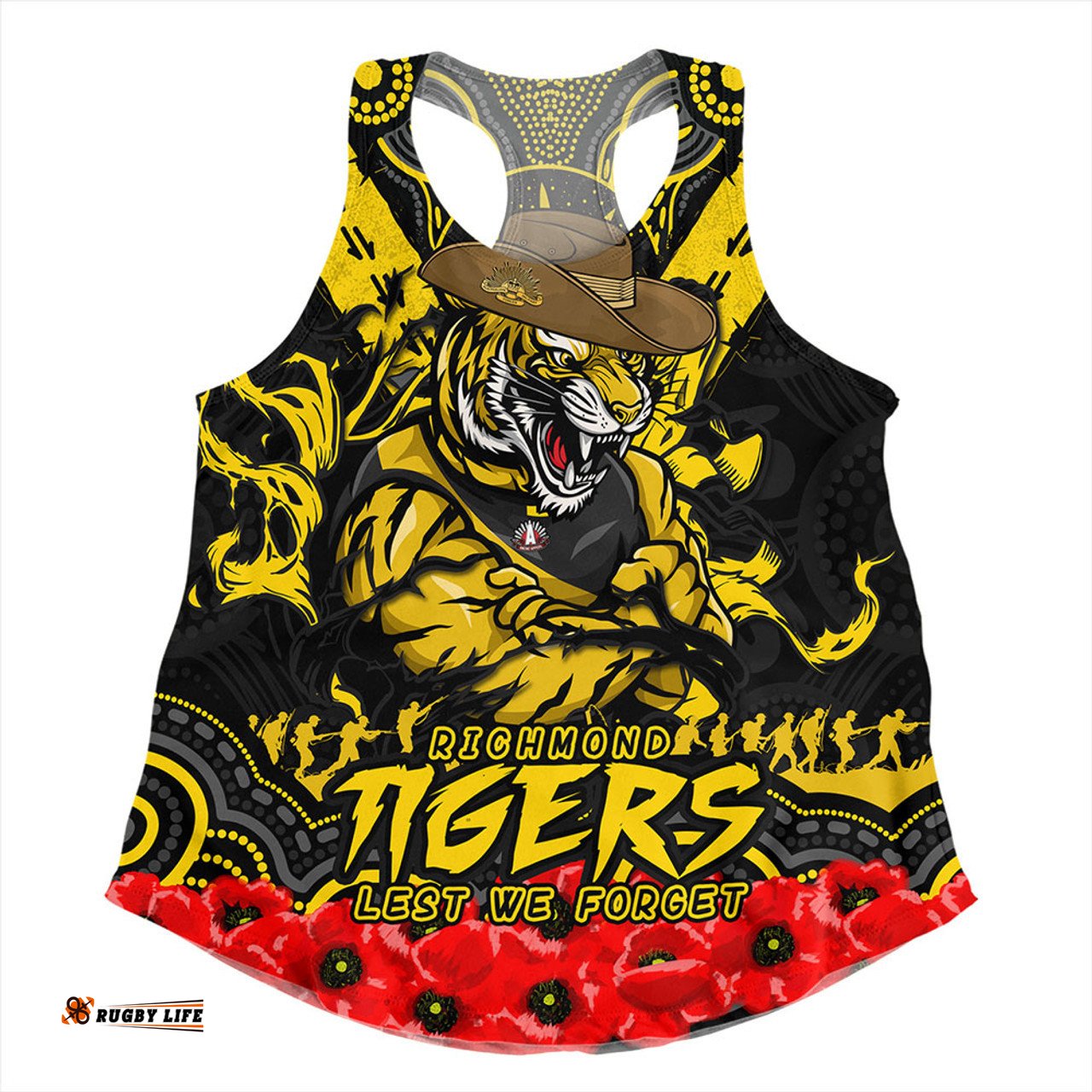 Amazing Aussie Richmond Ripped Legacy Of The Game The ANZAC Spirit Lives On Women Tank Top