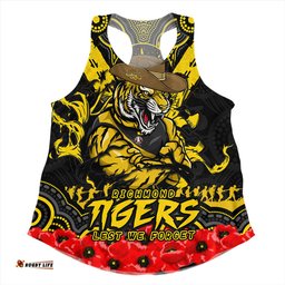 Amazing Aussie Richmond Ripped Legacy Of The Game The ANZAC Spirit Lives On Women Tank Top