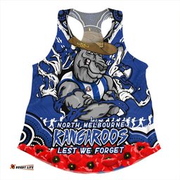 Amazing Aussie North Melbourne Ripped Legacy Of The Game The ANZAC Spirit Lives On Women Tank Top
