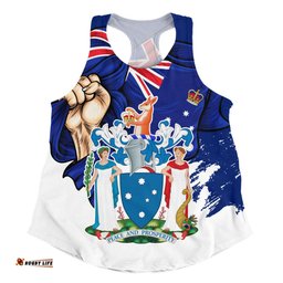 Amazing Aussie Victoria Power Pride And Heritage Crest Women Tank Top