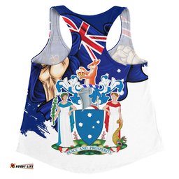 Amazing Aussie Victoria Power Pride And Heritage Crest Women Tank Top