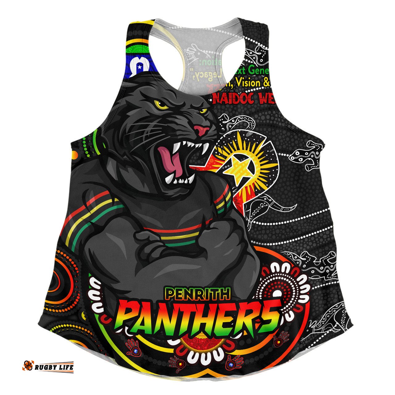 Amazing Aussie Penrith Panthers Spirit Of NAIDOC Series Women Tank Top