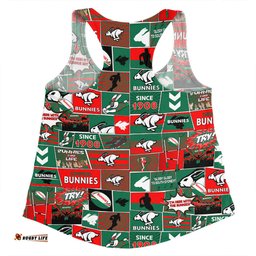 Amazing Aussie South Sydney Rabbitohs Team Of Us Die Hard Fan Supporters Comic Style Women Tank Top