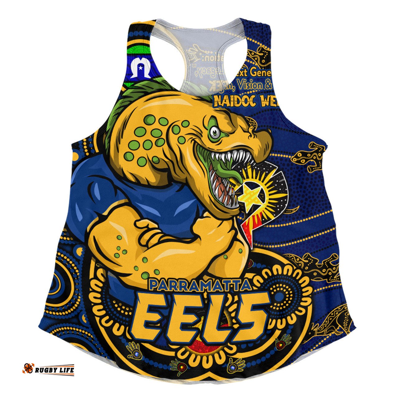 Amazing Aussie Parramatta Eels Spirit Of NAIDOC Series Women Tank Top