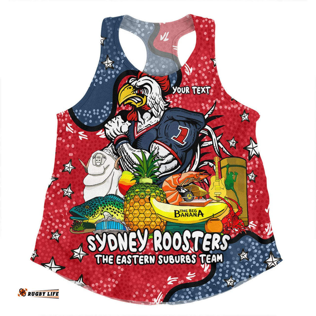 Amazing Aussie Sydney Roosters Custom Australian Big Things Women Tank Top