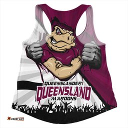 Amazing Aussie Queensland Maroons Origin Battleground Maroons Unleashed Women Tank Top