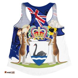 Amazing Aussie Western Australia Power Pride And Heritage Crest Women Tank Top