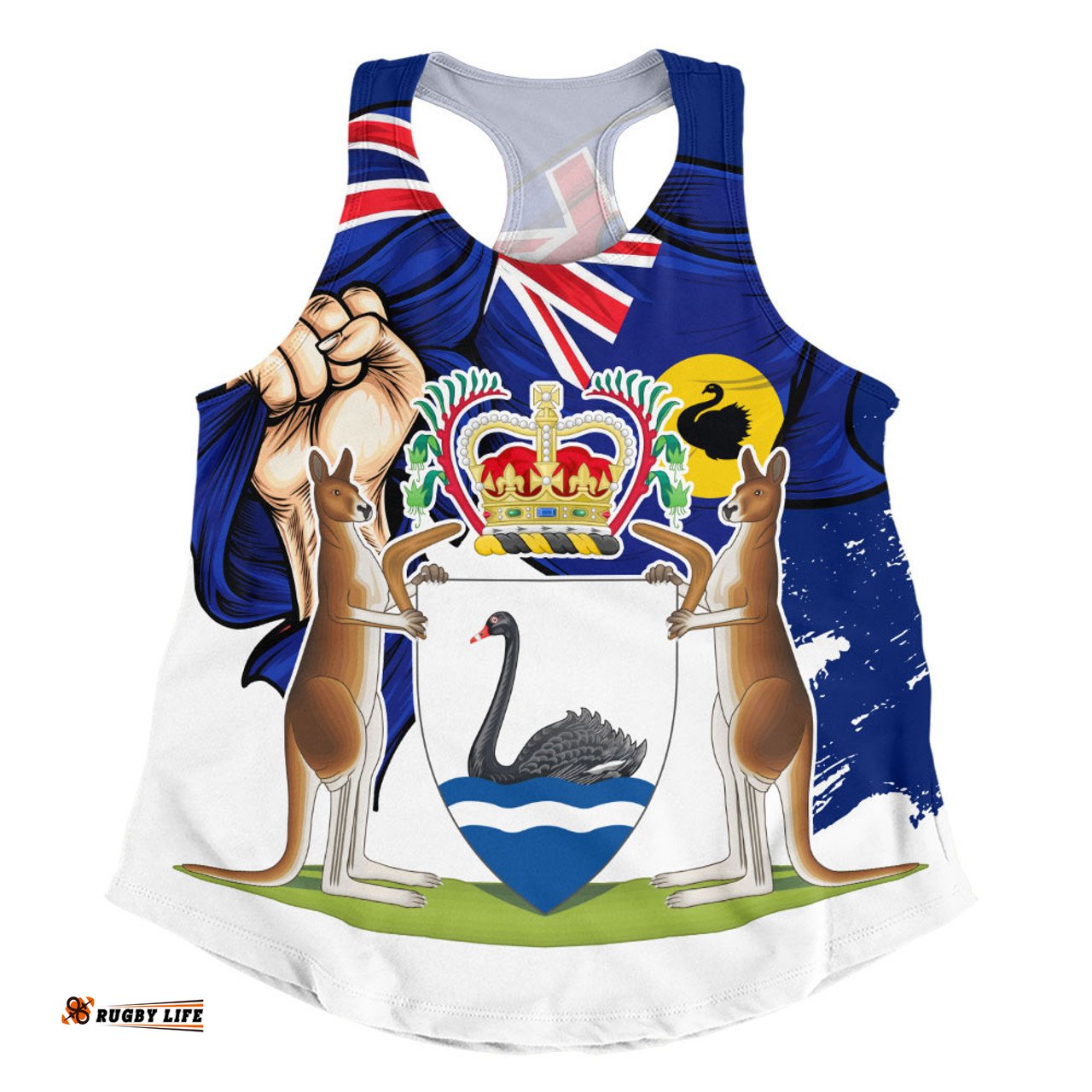 Amazing Aussie Western Australia Power Pride And Heritage Crest Women Tank Top