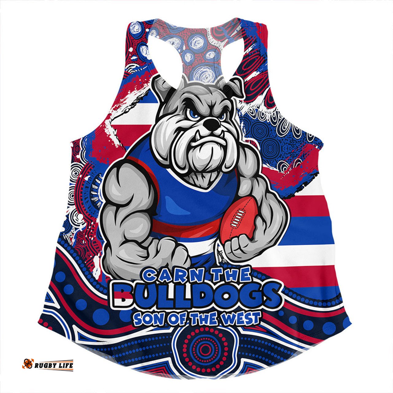 Amazing Aussie Western Bulldogs Blazing Spirit Of Victory Women Tank Top