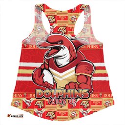 Amazing Aussie Redcliffe Dolphins Champion���s Pride Comic Style Women Tank Top