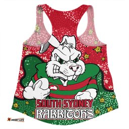 Amazing Aussie South Sydney Rabbitohs Team With Dot And Star Patterns For Tough Fan Women Tank Top