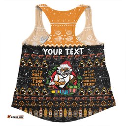Amazing Aussie Wests Tigers Christmas Custom Chrissie Spirit Women Tank Top