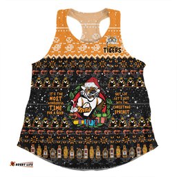 Amazing Aussie Wests Tigers Christmas Custom Chrissie Spirit Women Tank Top