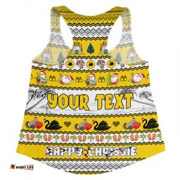 Amazing Aussie Western Australia Christmas Custom Happy Chrissie Ugly Style Women Tank Top