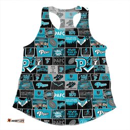 Amazing Aussie Port Adelaide Legacy Of The Pride Comic Style Women Tank Top