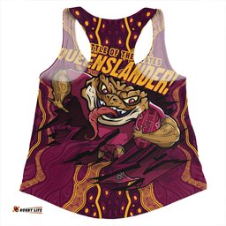 Amazing Aussie Queensland Maroons Maroon Venom QLD Strikeforce Women Tank Top