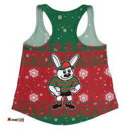 Amazing Aussie South Sydney Rabbitohs Custom Special Ugly Christmas Women Tank Top