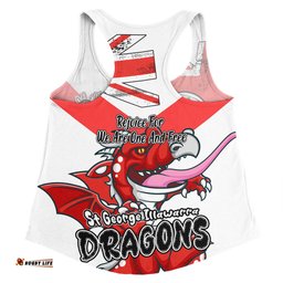 Amazing Aussie St. George Illawarra Dragons Happy Australia Day We Are One And Free Women Tank Top