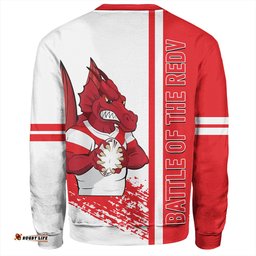 St. George Illawarra Dragons Sweatshirt - St. George Illawarra Dragons Mascot Quater Style